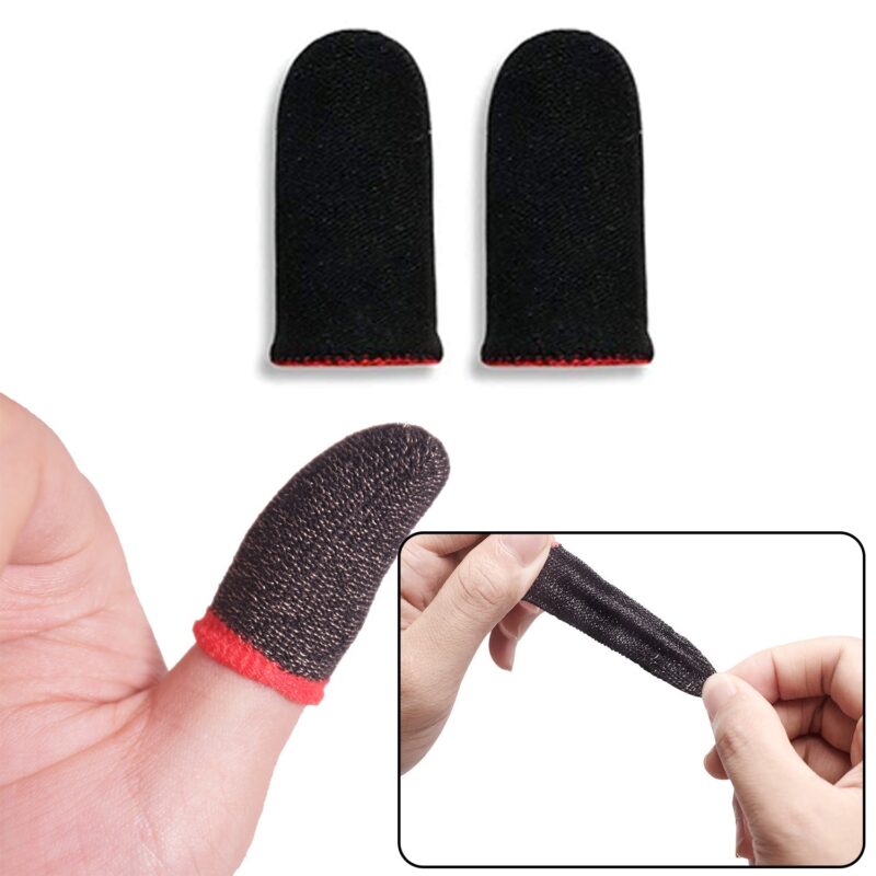 7391 Thumb & Finger Sleeve for Mobile Game, Pubg,Cod,Freefire (1Pair only) Pricehug